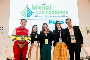 Painel de sustentabilidade na Bienal das Rodovias 2024