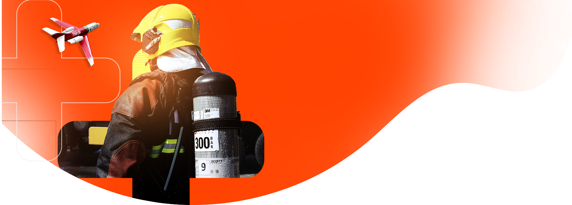 bombeiro de aeródromo grupo med+